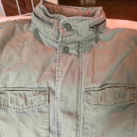 Gap Military Jacket Woman S Boys XL Green Utility Field Cargo Street Urban Retro - Picture 9 of 15
